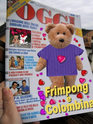 Frimpong in Italy meets his former girlfriend Colombina!