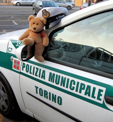 Policemen are very friendly in Torino....