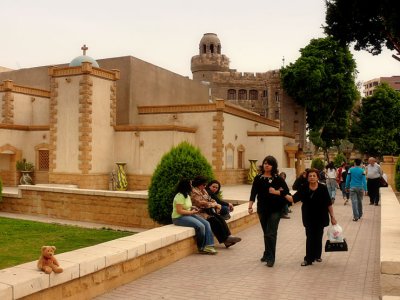 Celebrating Good Friday feast at Monastery & Church of St. George