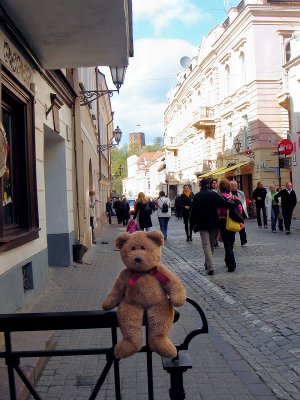 Visitng the Old Town in Vilnius