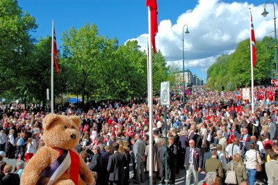 A splendid wether to celebrate Norway's Day!