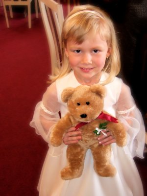 I was asked to be her escort, since our sizes matched...