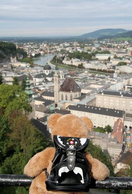 What a view over Salzburg from here!