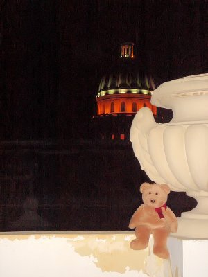 On the roof of Hotel Inglaterra
