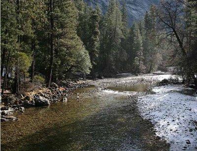 A bend in the Merced River