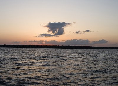 Sunset on Lake Blue Cypress