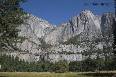 Yosemite Falls in the fall