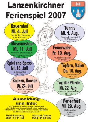 Ferienspiel, Lanzenkirchen 2007