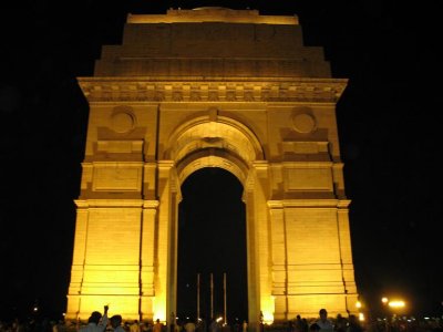 India Gate At Night, Delhi