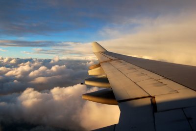 Flight over Canada