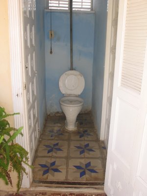First Flush Toilet in Trinidad