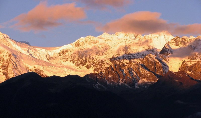 PINK CLOUDS and GOLDEN SNOW