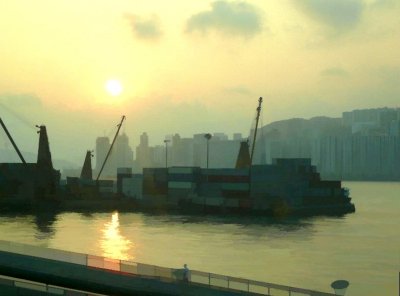 SUNRISE  IN  HONGKONG