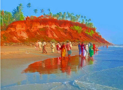 INDIA -  BEAUTIFUL  KERALA  BEACHES