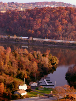 Approaching Lake Redman and I83
