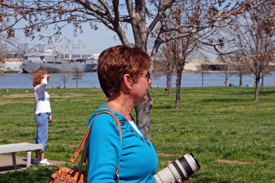 Cindi at Ft McHenry