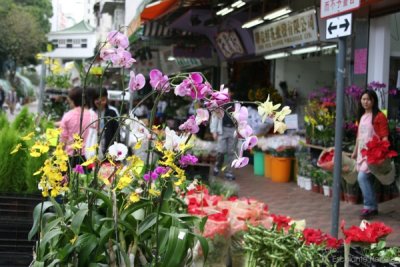 Flower Market en Kowloon