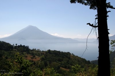 Vista Panoramica del Lago de Atitlan