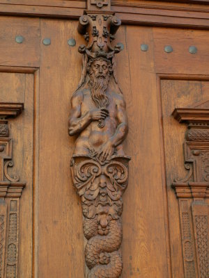 Sculpture de porte