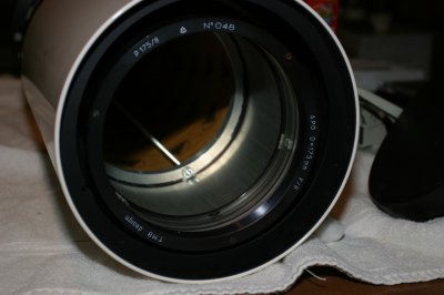 Lens adapter in tube