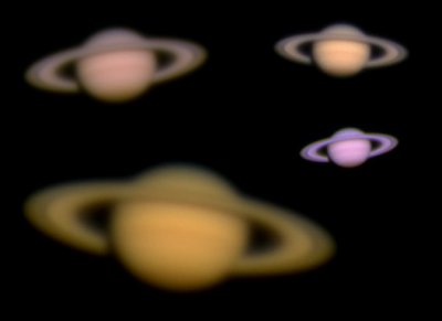 Various Webcam Saturns