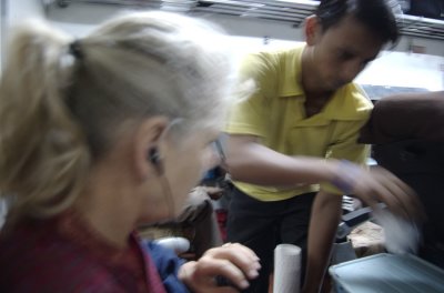 Chai tea on the train to Goa