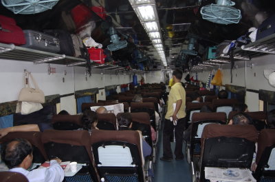 Inside the train