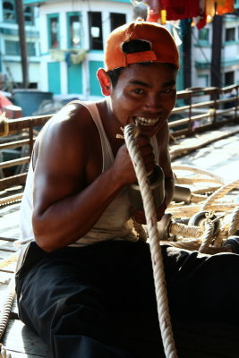 Fisherman, Sianoukville, Cambodia