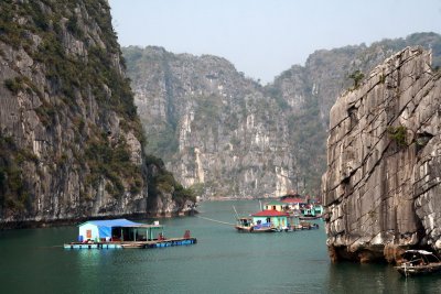 Fishing village - Halong Bay - Vietnam