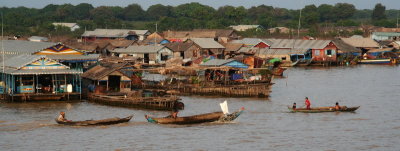 Fishing village on the Tonle Sap - Cambodia