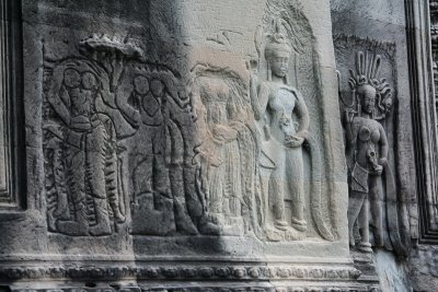 All the steps to make the scultures at Angkor Wat - Cambodia