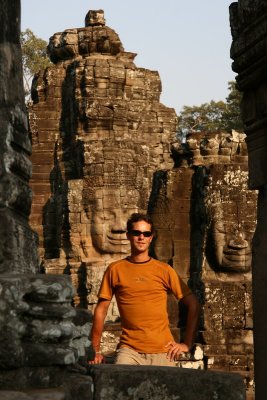 Smiling at Angkor Wat - Cambodia