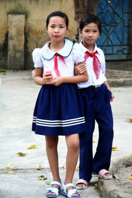 Break at school, Dalat, Vietnam