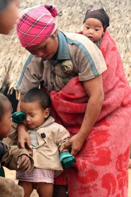 Akkha village, next to Muang Sing, Laos