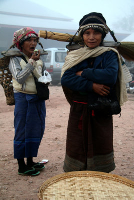 At the market in Muang Sing in Laos, you have the chance to meet lots of different kind of hill tribes.