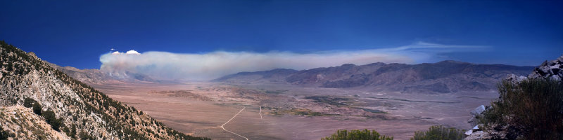 Inyo Valley Forest Fire