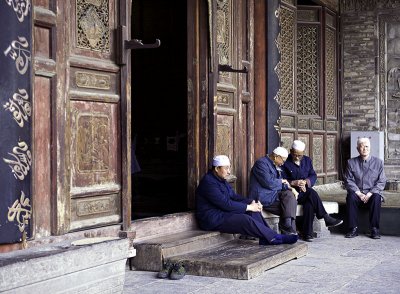 Waiting for Morning Prayers