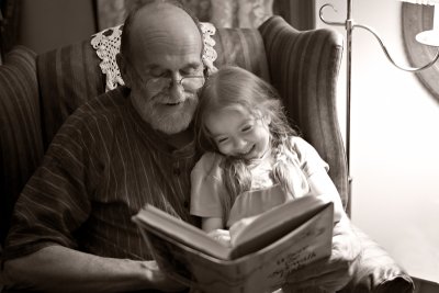 Reading with Grandaddy