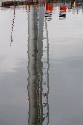 Glasgow Tower Reflection