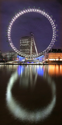 London Eye reflection