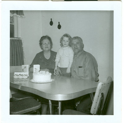 Me with Paternal Grandparents, 1964