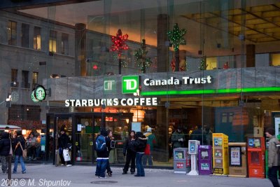 Starbucks, Toronto, Christmas