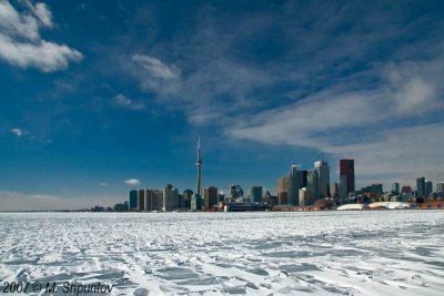 Toronto in Ice and Clouds