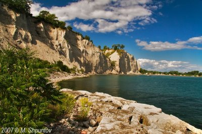 Scarborough Bluffs, Lake Ontario,