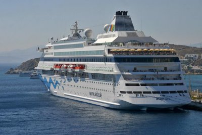 Aida cruise at Mykonos