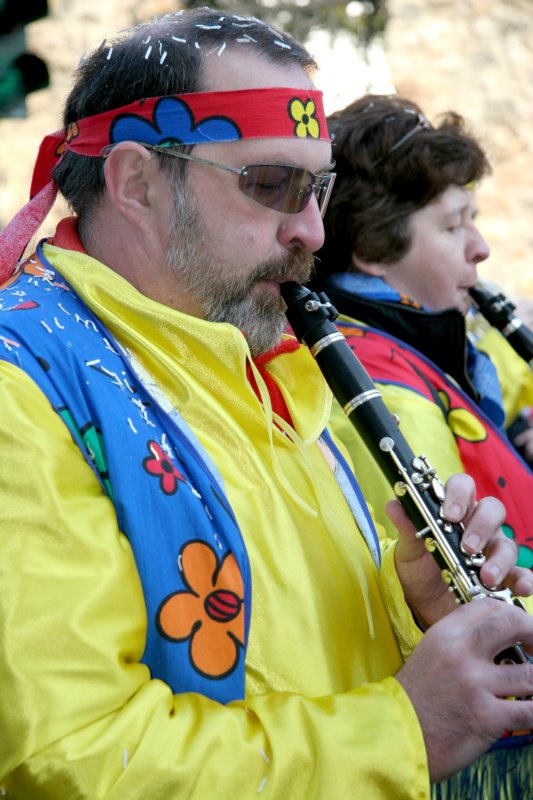 Hippie Clarinet Player