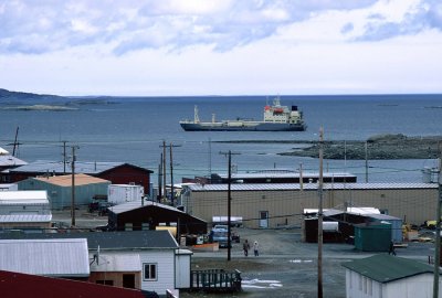 Barge in the Bay