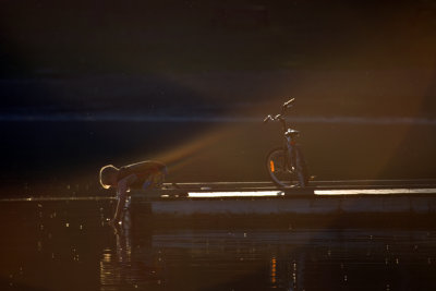 Boy on Dock