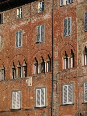 Old buildings in the piazza San Michele
