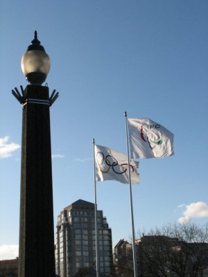 City Hall flags